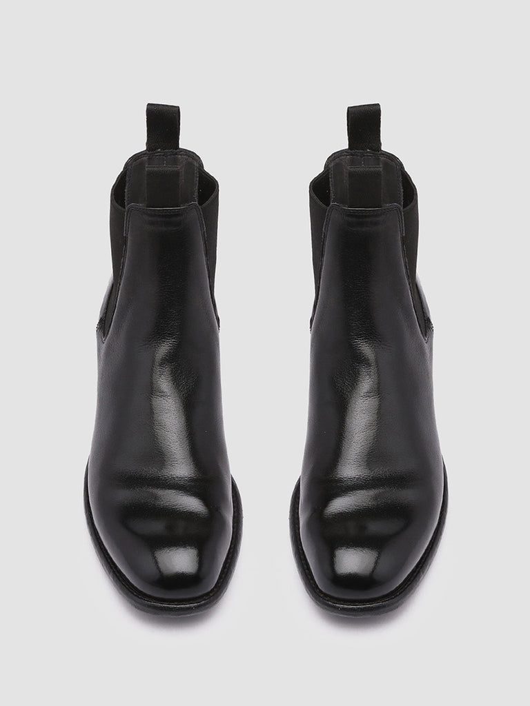 CALIXTE 004 - Black Leather Chelsea Boots