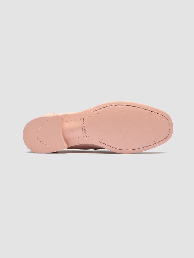 CALIXTE 042 - Rose Leather Penny Loafers  Women Officine Creative - 5
