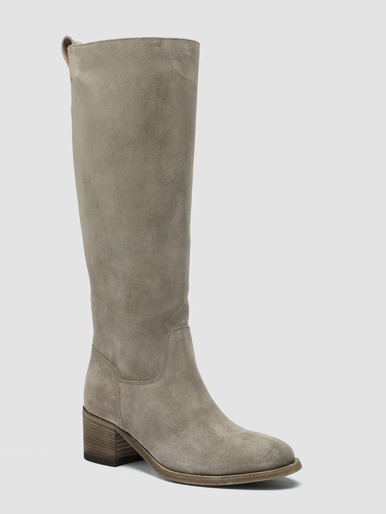 DENNER 116 - Grey Suede Zip Boots women Officine Creative - 3