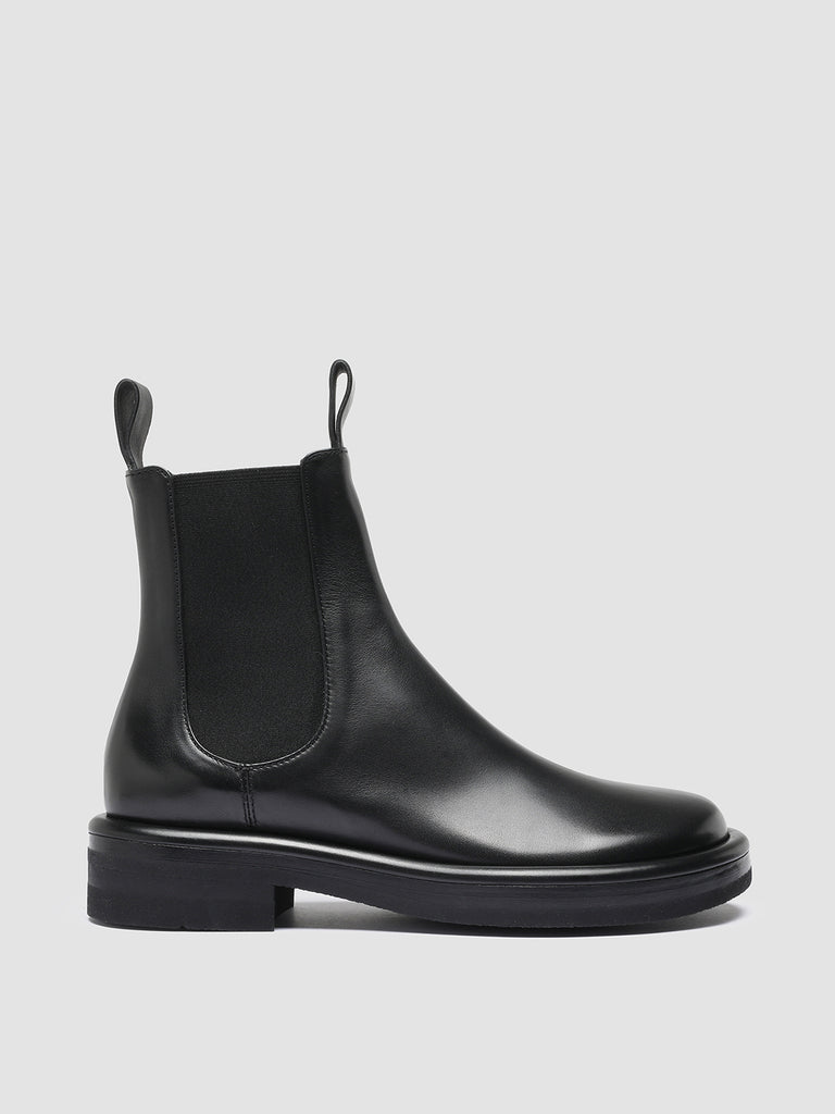 ERA 001 - Black Leather Chelsea Boots