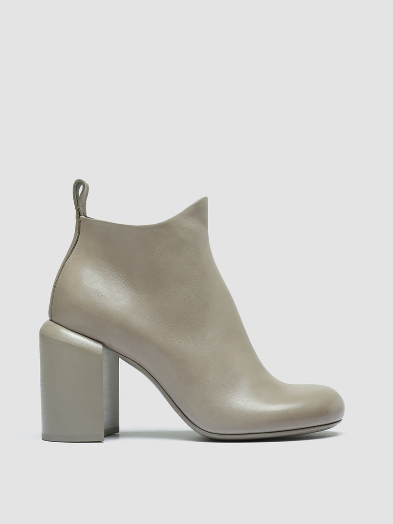 ESTHER 001 - Taupe Leather Zip Boots women Officine Creative - 1
