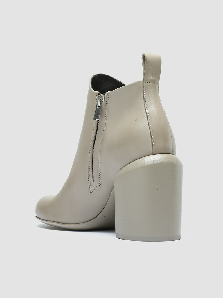 ESTHER 001 - Taupe Leather Zip Boots women Officine Creative - 4