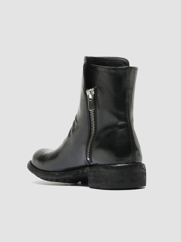 LEGRAND 226 - Black Leather Zip Boots women Officine Creative - 4