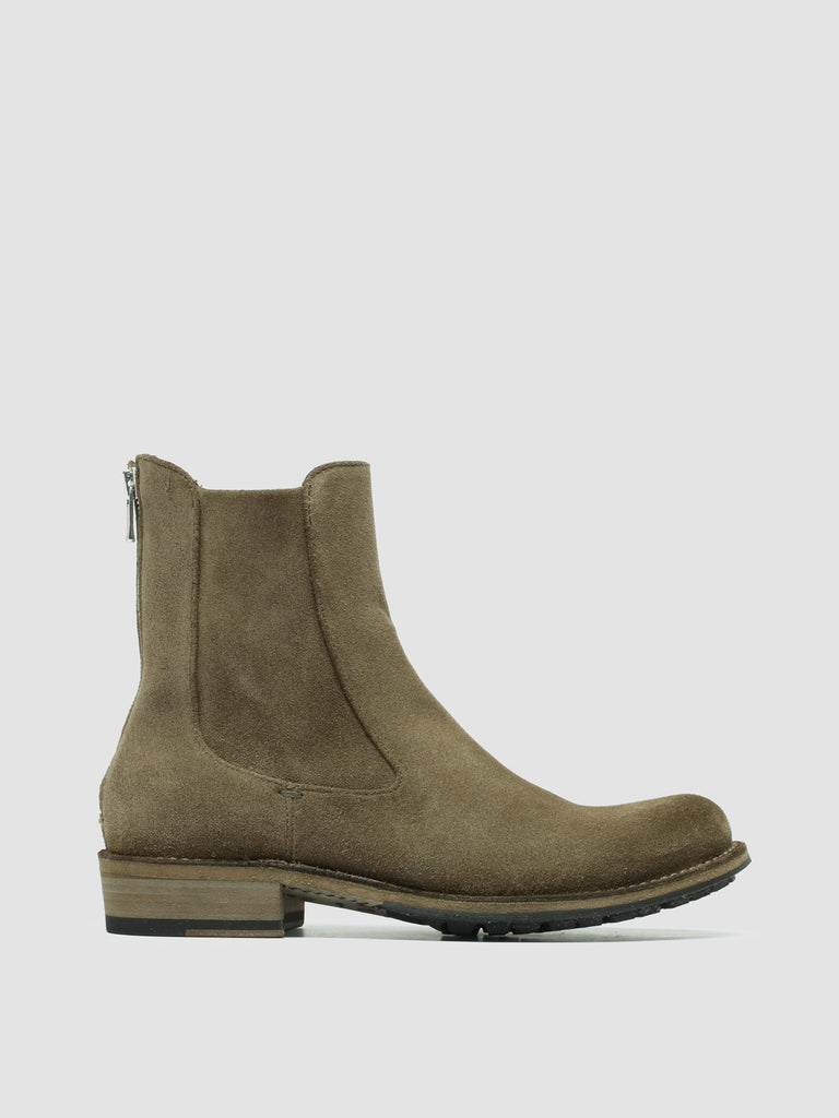 LEGRAND 229 - Taupe Suede Zip Boots