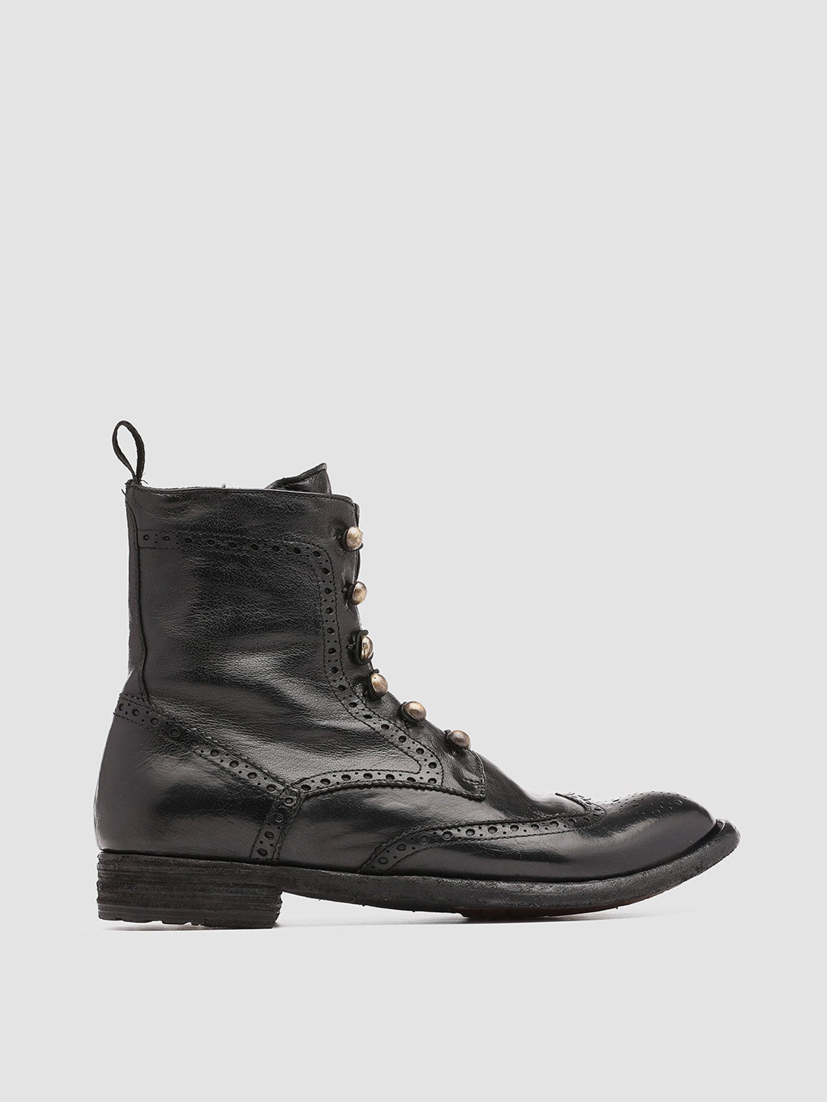 Officine Creative LEXIKON 131 Stivaletti in Pelle Nera