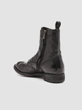 LEXIKON 131 - Black Leather Booties Women Officine Creative - 4