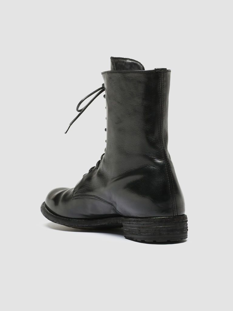 LEXIKON 149 - Black Leather Lace Up Boots women Officine Creative - 4