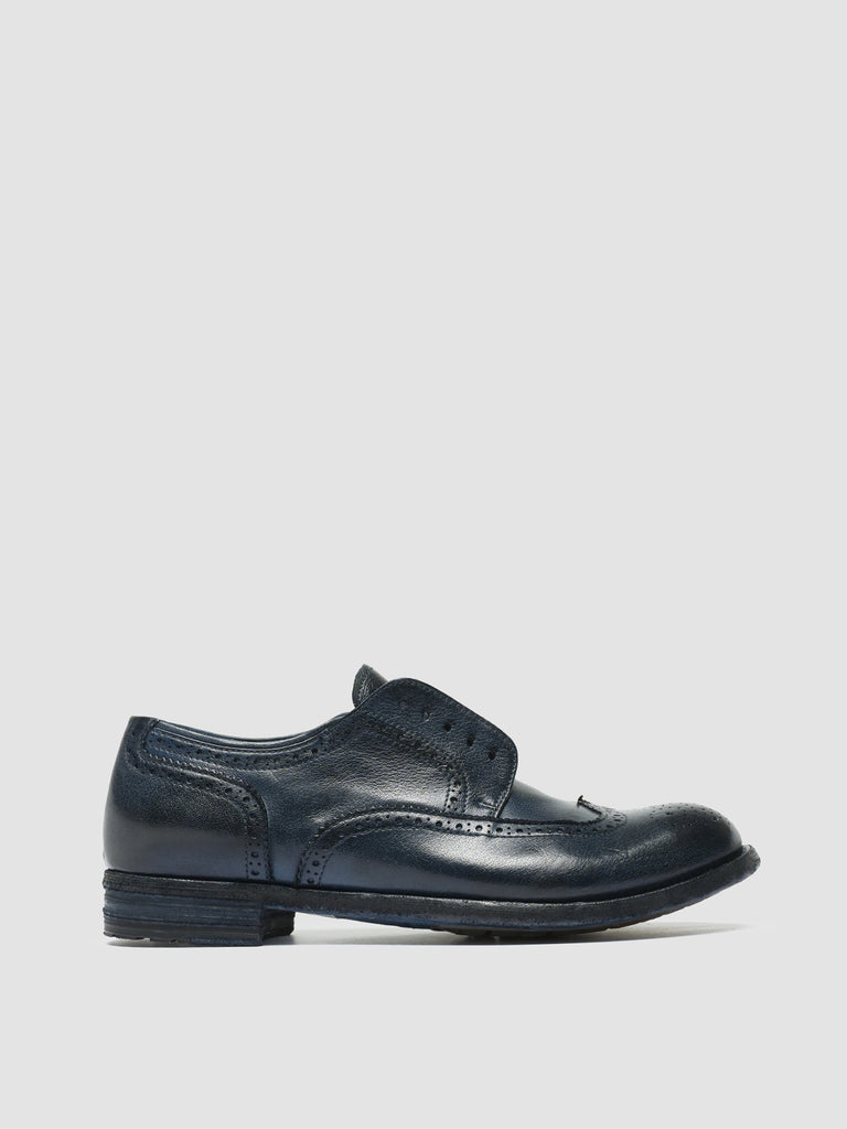 LEXIKON 150 - Blue Leather Derby Shoes