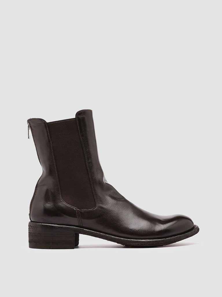 LISON 017 - Brown Leather Chelsea Boots