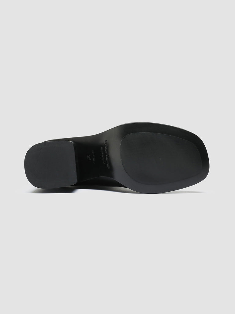 MACY 001 - Black Leather Zip Boots women Officine Creative - 5