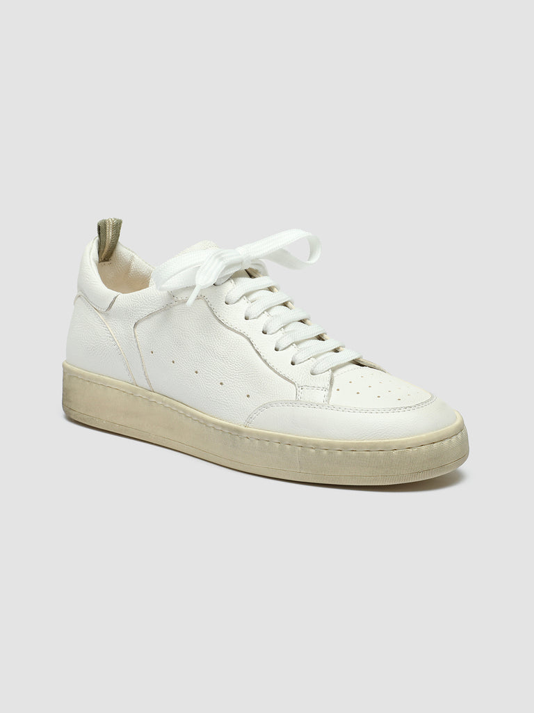 MAGIC 101 - White Leather Low Top Shoes women Officine Creative - 3