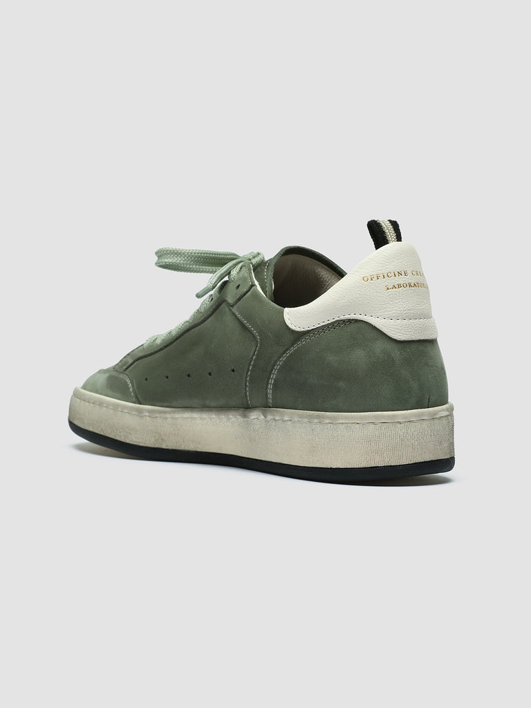 MAGIC 102 - Green Suede and Leather Low Top Sneakers women Officine Creative - 4