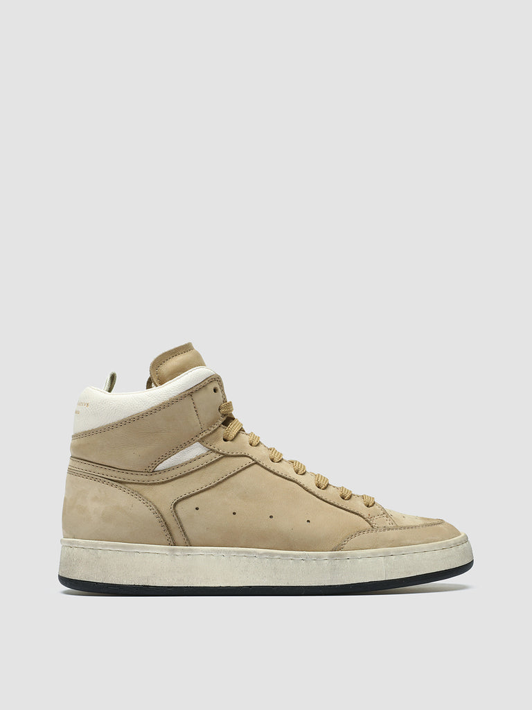 MAGIC 108 - Beige Suede and Leather High Top Sneakers women Officine Creative - 1