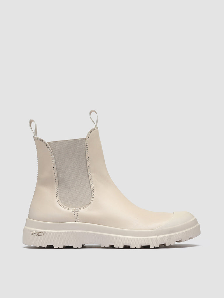 PALLET 107 - Ivory Leather Chelsea Boots