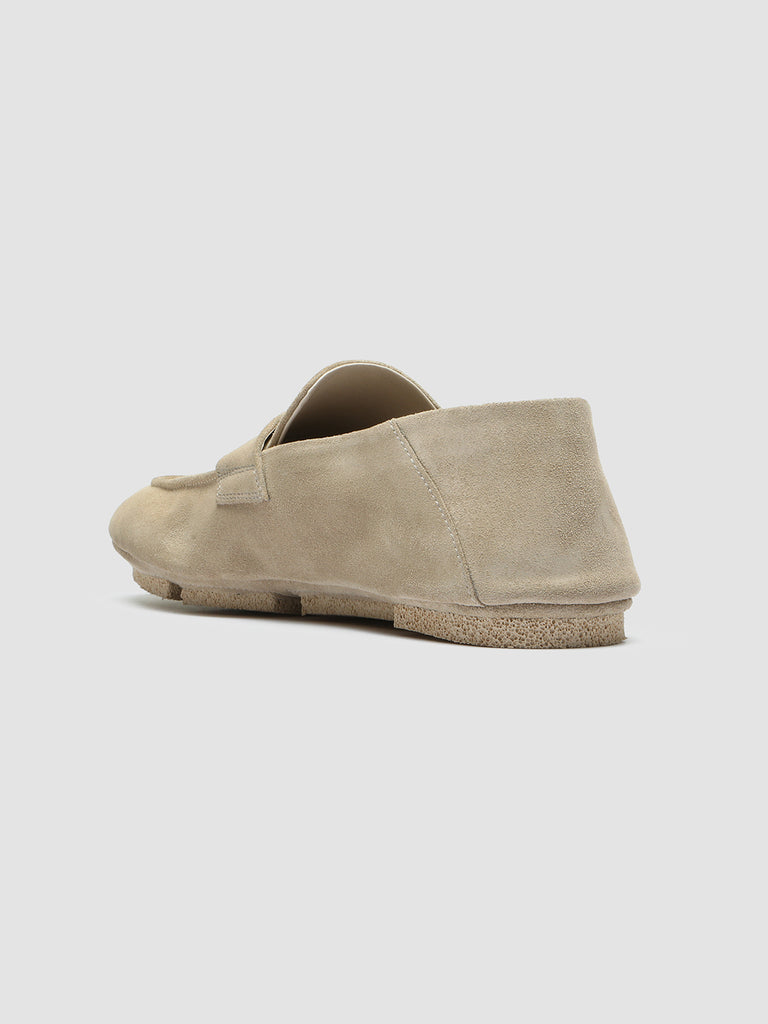 C-SIDE 101 - Ivory Suede Loafers  Women Officine Creative - 4