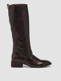 SELINE 013 - Brown Zipped Leather Boots Women Officine Creative - 1