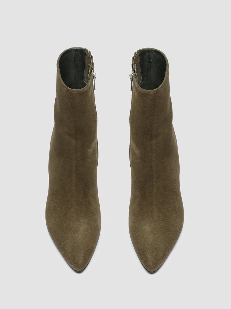 SEVRE 001 - Taupe Suede Zip Boots