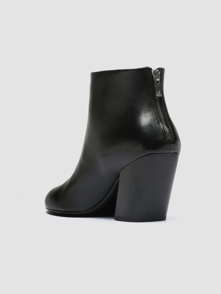 SEVRE 003 - Black Leather Zip Boots women Officine Creative - 4