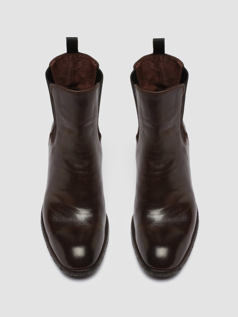 SYDNE 001 - Brown Leather Chelsea Boots