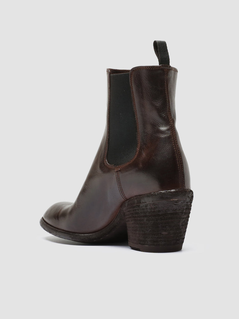 SYDNE 001 - Brown Leather Chelsea Boots women Officine Creative - 4