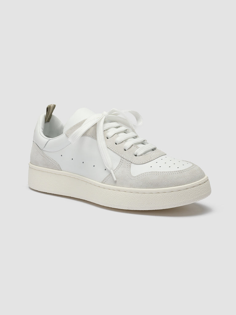 MOWER 110 - White Leather and Suede Sneakers Women Officine Creative - 3