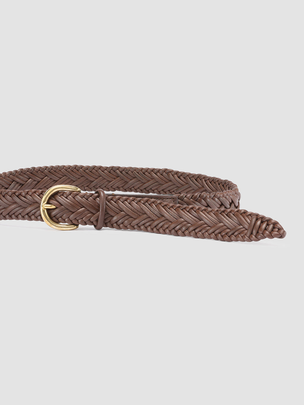 OC STRIP 36 - Brown Leather belt  Officine Creative - 4