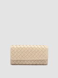 POCHE 109 - Ivory Woven Leather Wallet  Officine Creative - 1