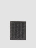 POCHE 111 - Black Woven Leather Bifold Wallet  Officine Creative - 1