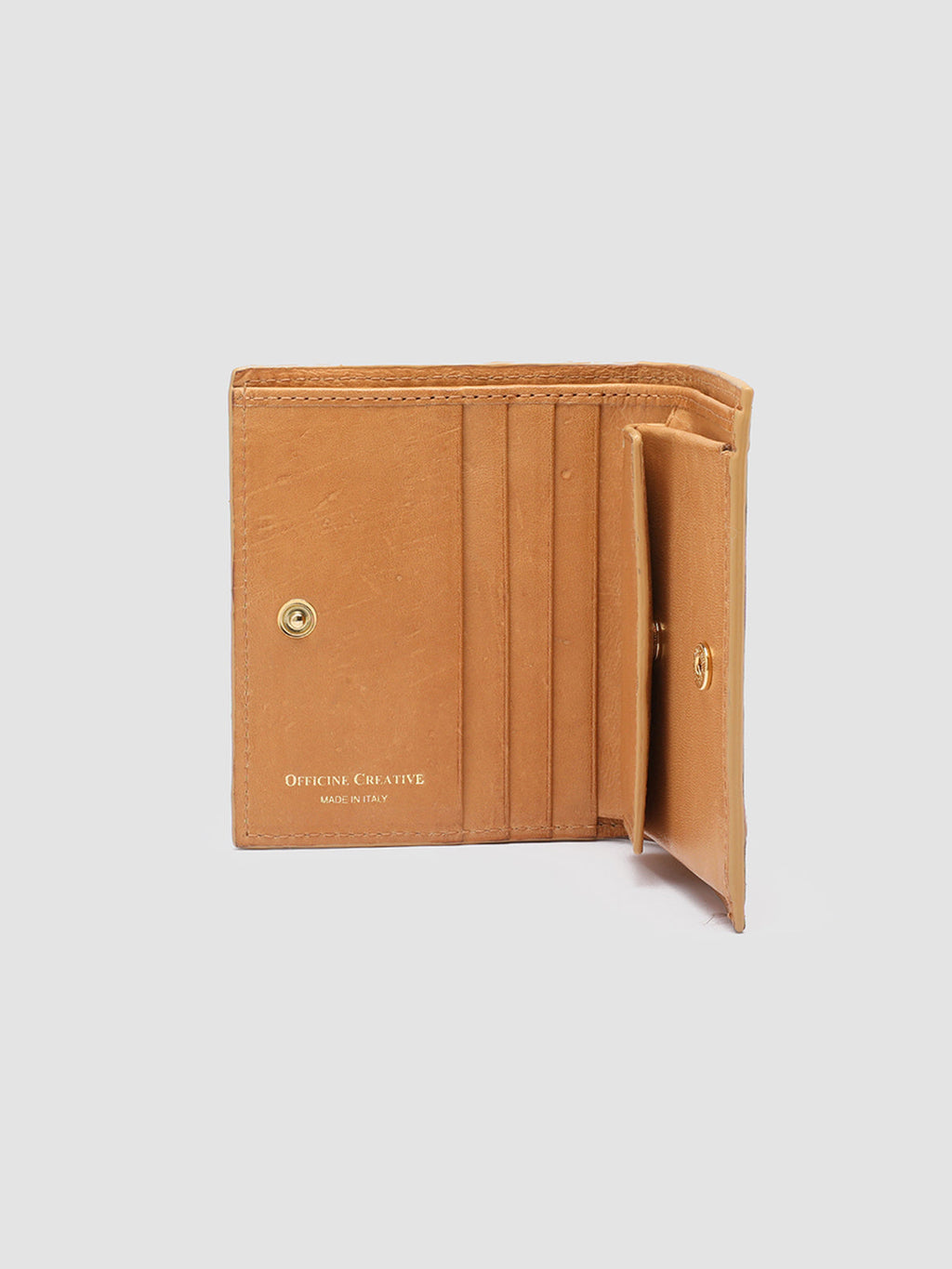 POCHE 111 - Brown Leather bifold wallet  Officine Creative - 2