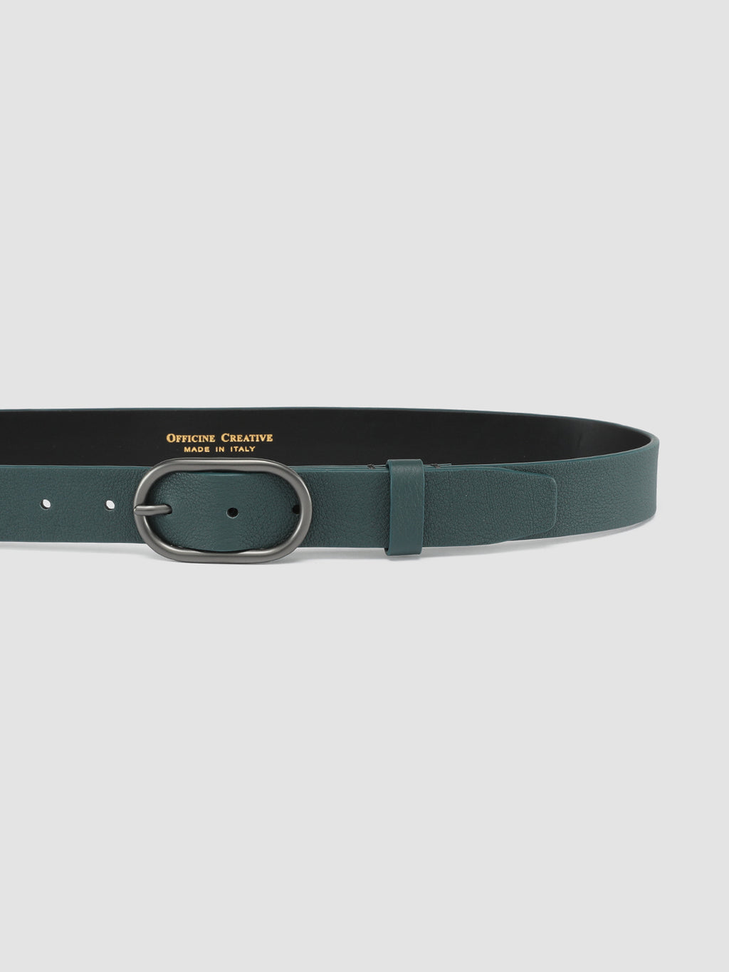 OC STRIP 047 - Green Leather Belt  Officine Creative - 4