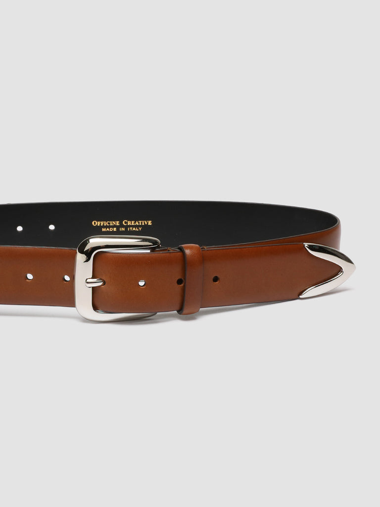 OC STRIP 052 - Brown Leather Belt  Officine Creative - 8
