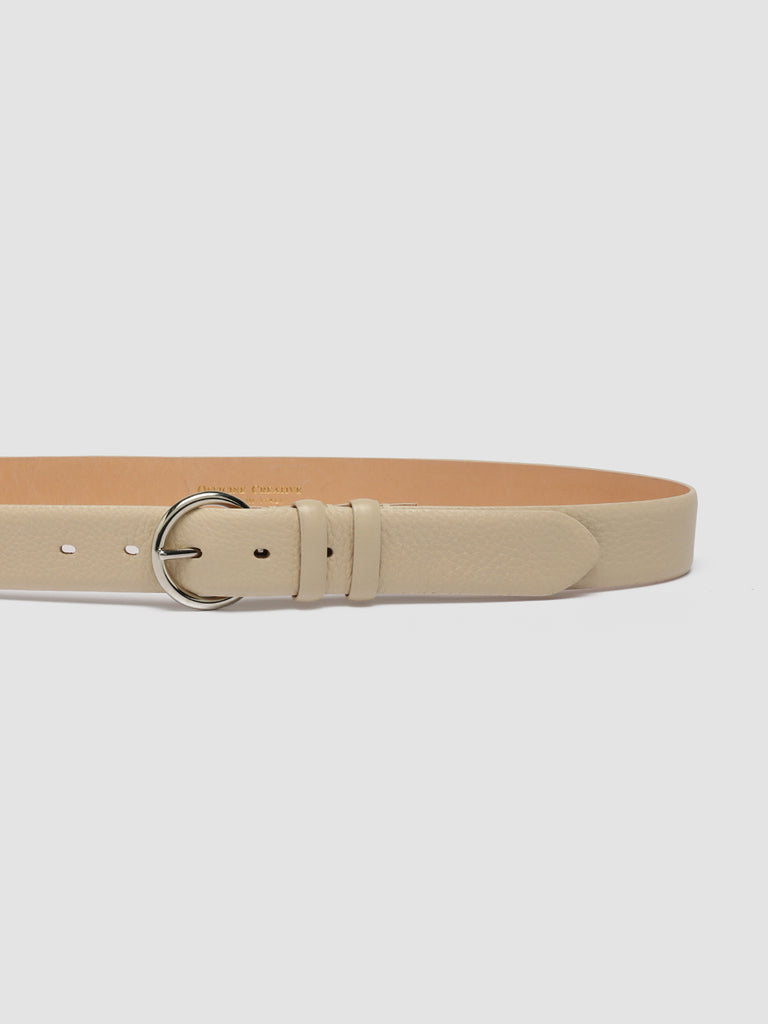 OC STRIP 065 - Ivory Leather Belt  Officine Creative - 4
