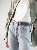 OC STRIP 46 - Brown Suede belt  Officine Creative - 5