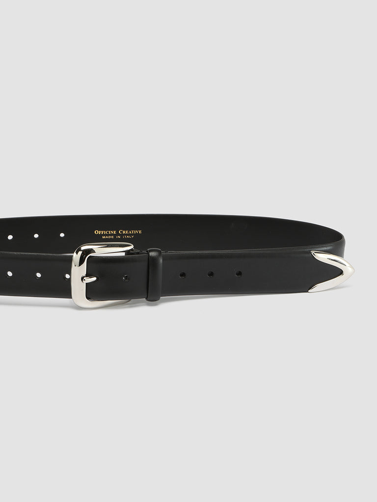 OC STRIP 052 - Black Leather Belt  Officine Creative - 4