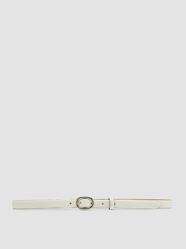 OC STRIP 56 - White Leather Belt