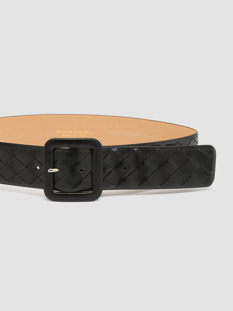 OC STRIP 059 - Black Leather Belt  Officine Creative - 4