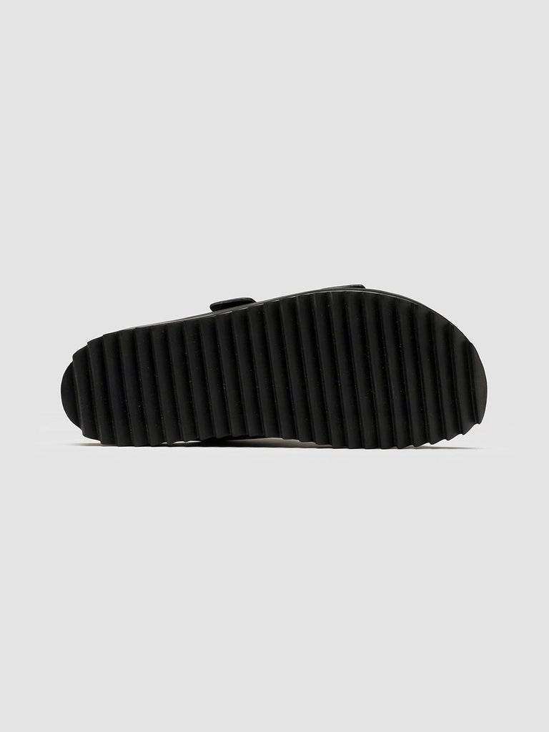 AGORA' 002 - Black Leather Sandals Men Officine Creative - 5