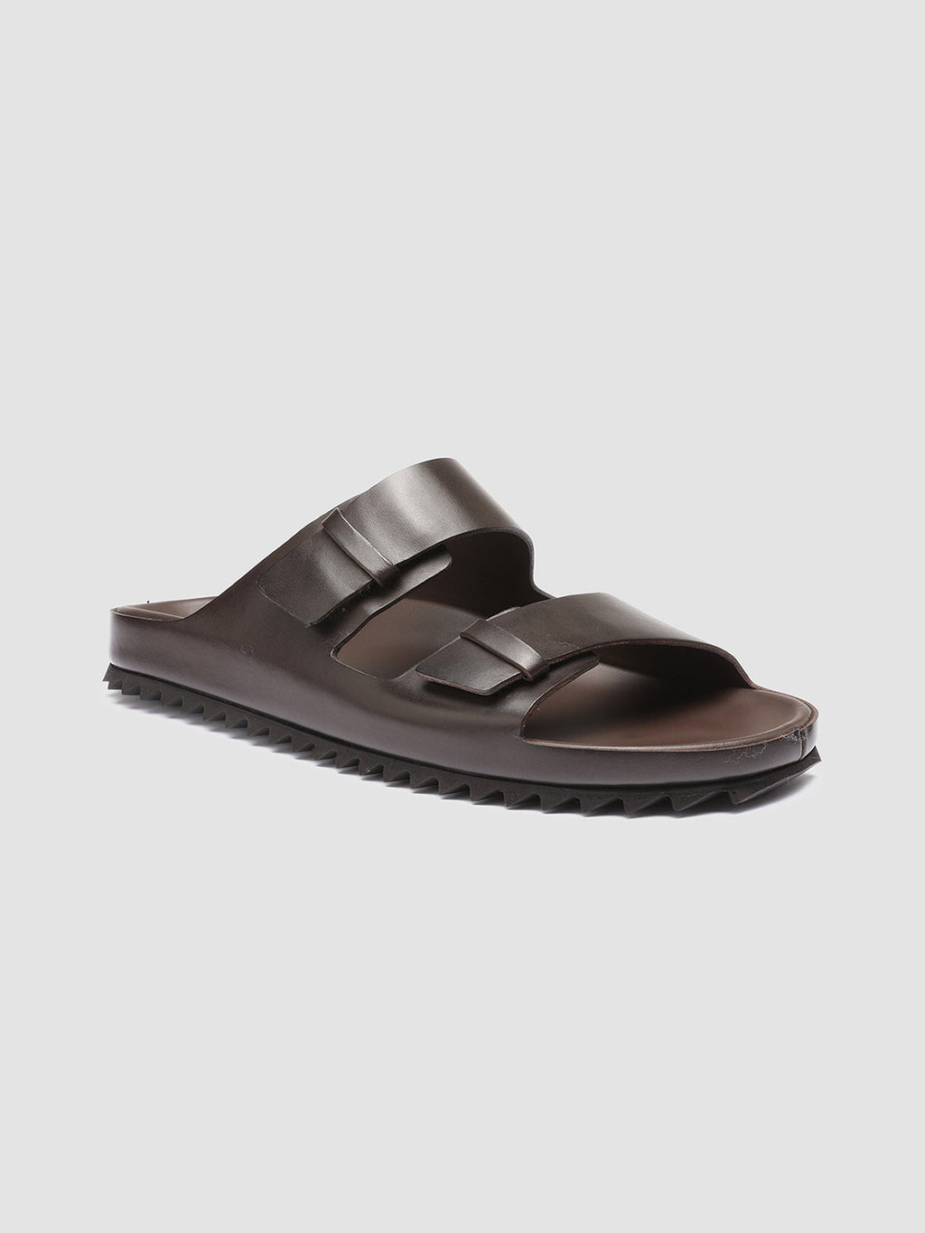 AGORÀ 002 - Brown Leather sandals Men Officine Creative - 3