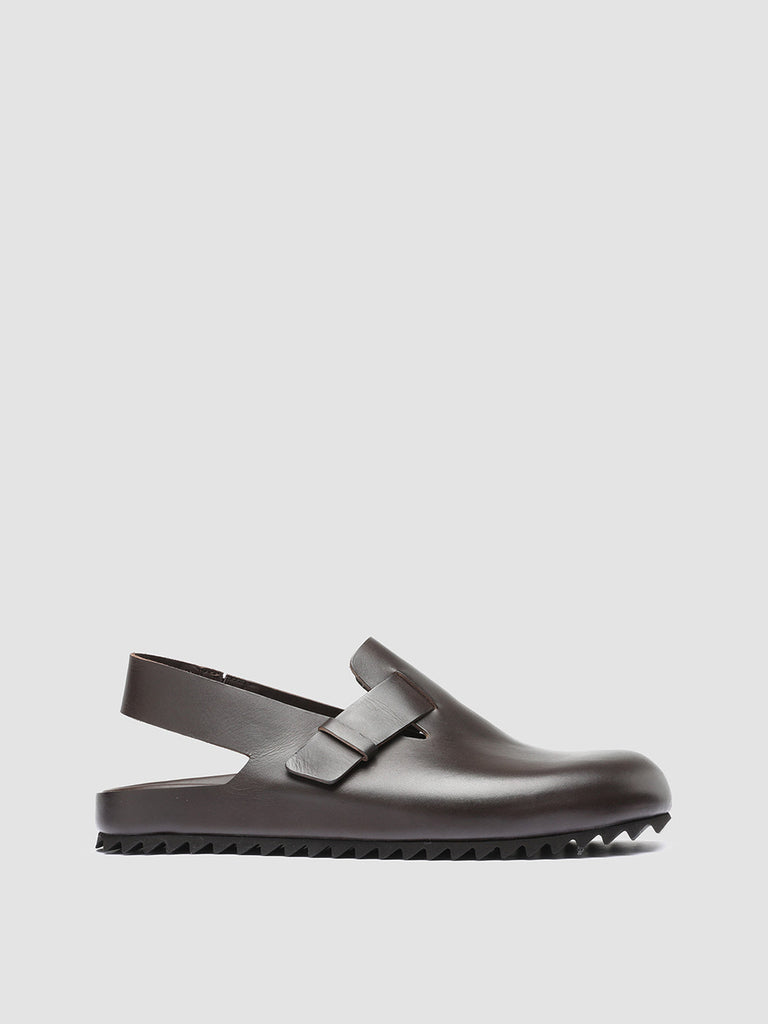 AGORÀ 008 - Brown Leather sandals