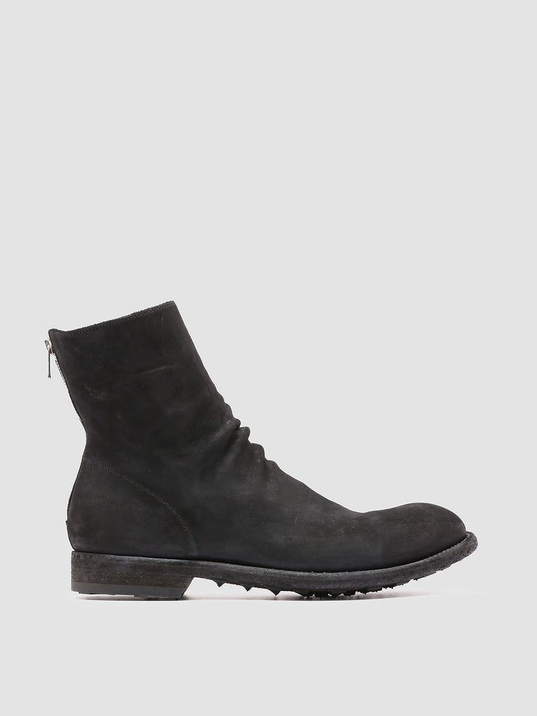 ARBUS 023 - Black Leather Ankle Boots