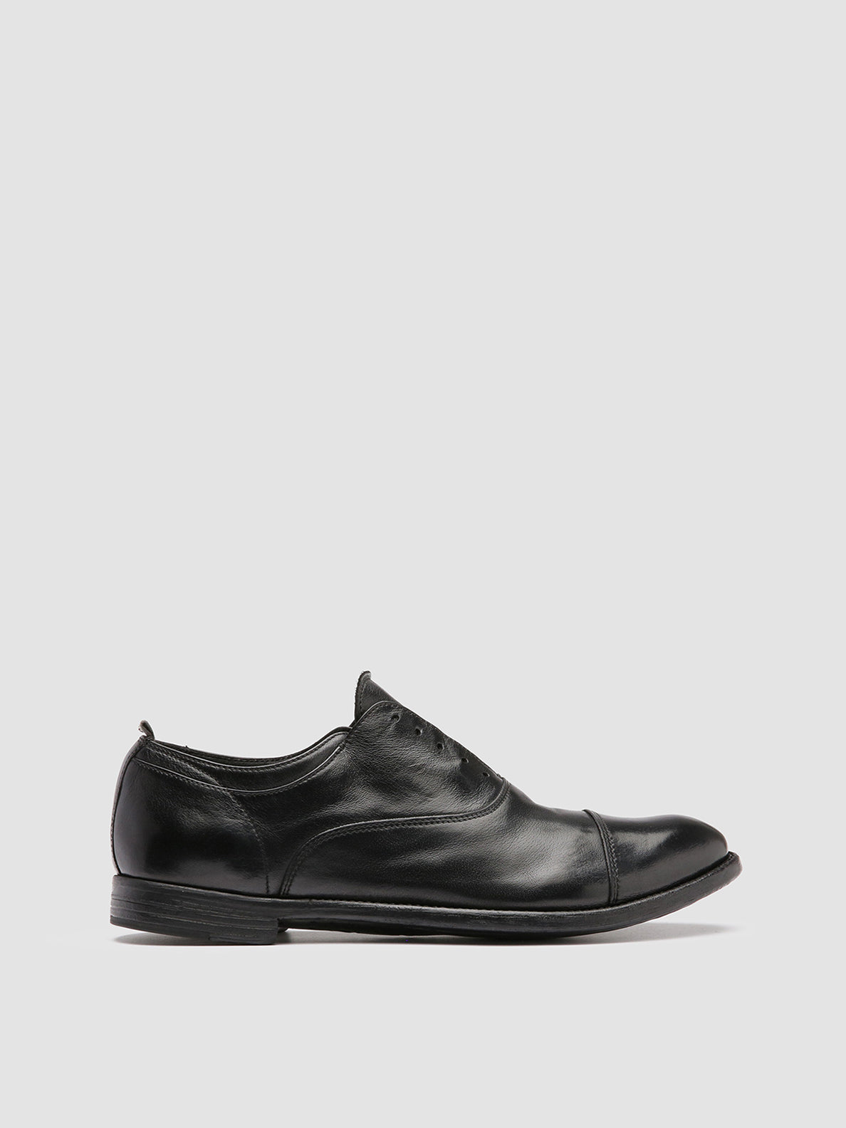 Officine Creative ARC 501 Oxford in Pelle Nera