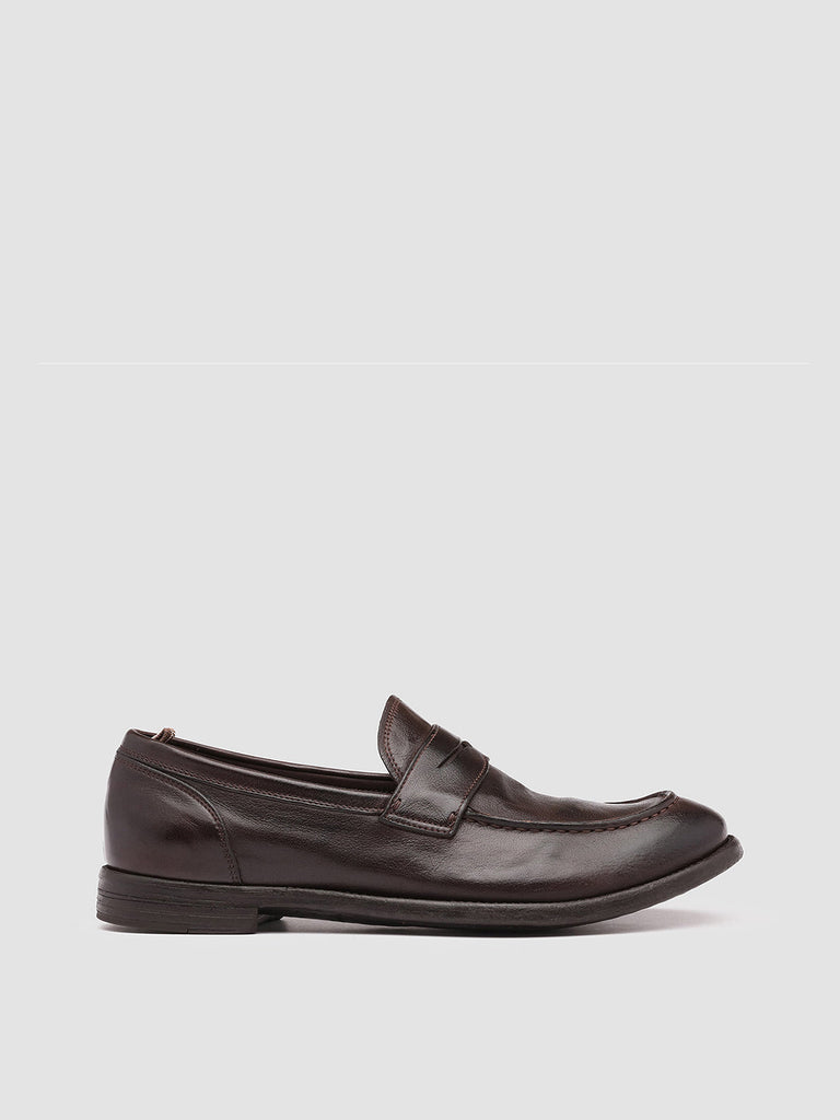ARC 509 - Brown Leather Penny Loafers Men Officine Creative - 1