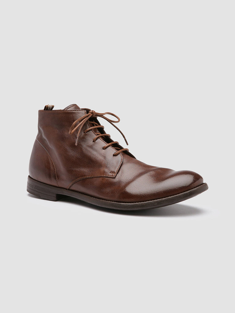 ARC 513 - Brown Leather Ankle Boots Men Officine Creative - 3