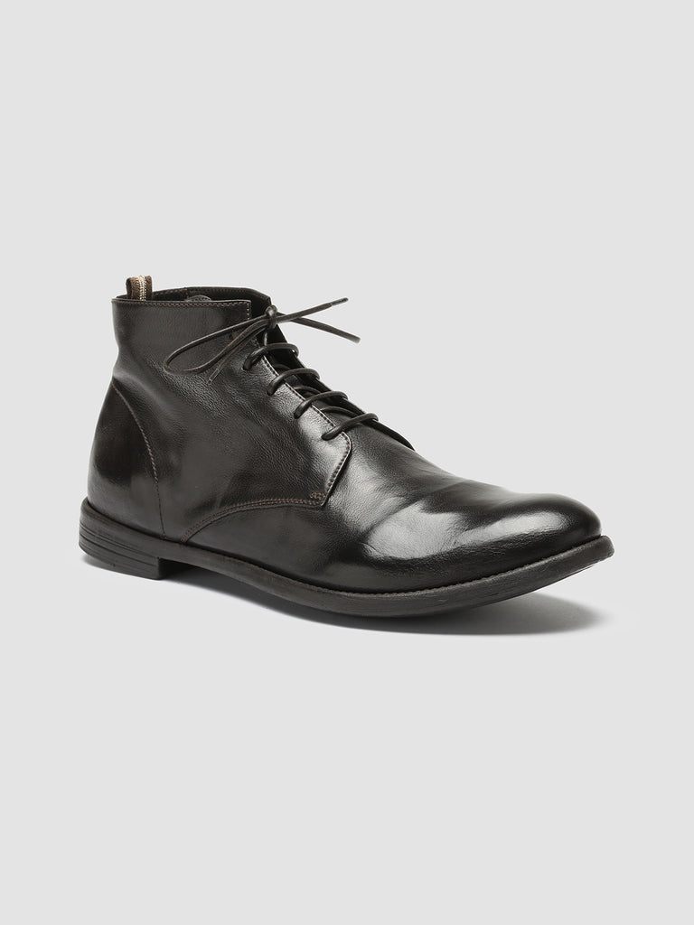 ARC 513 - Dark Brown Leather Ankle Boots  Men Officine Creative - 3