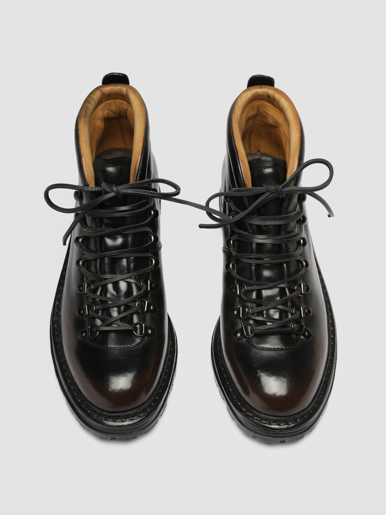 ARTIK 001 - Brown Leather Lace Up Boots
