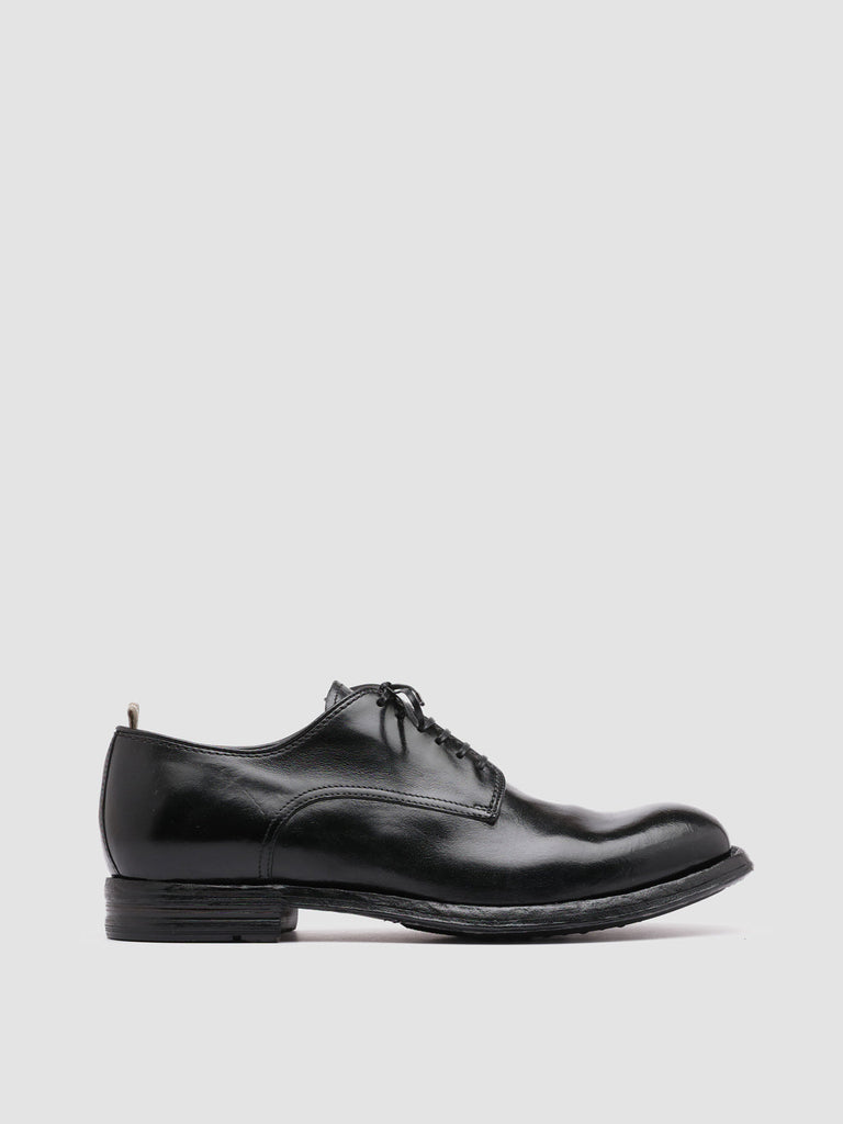 BALANCE 001 - Black Leather Derby Shoes