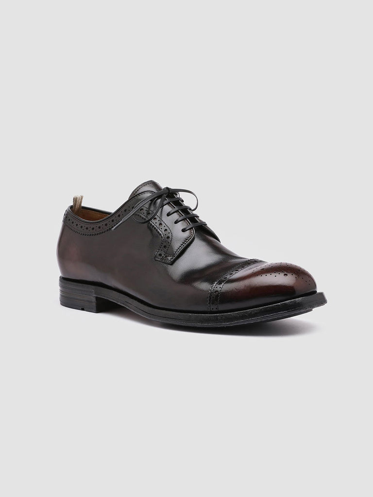 BALANCE 004 - Brown Leather Derby Shoes Men Officine Creative - 3