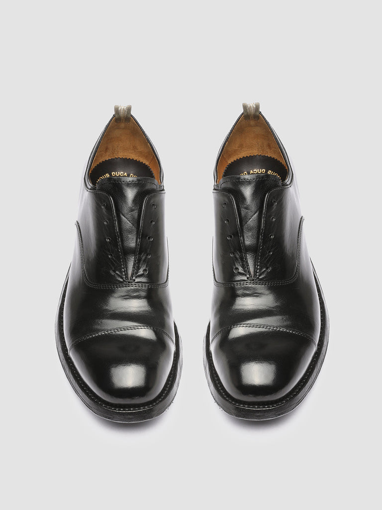 BALANCE 006 - Black Leather Oxford Shoes