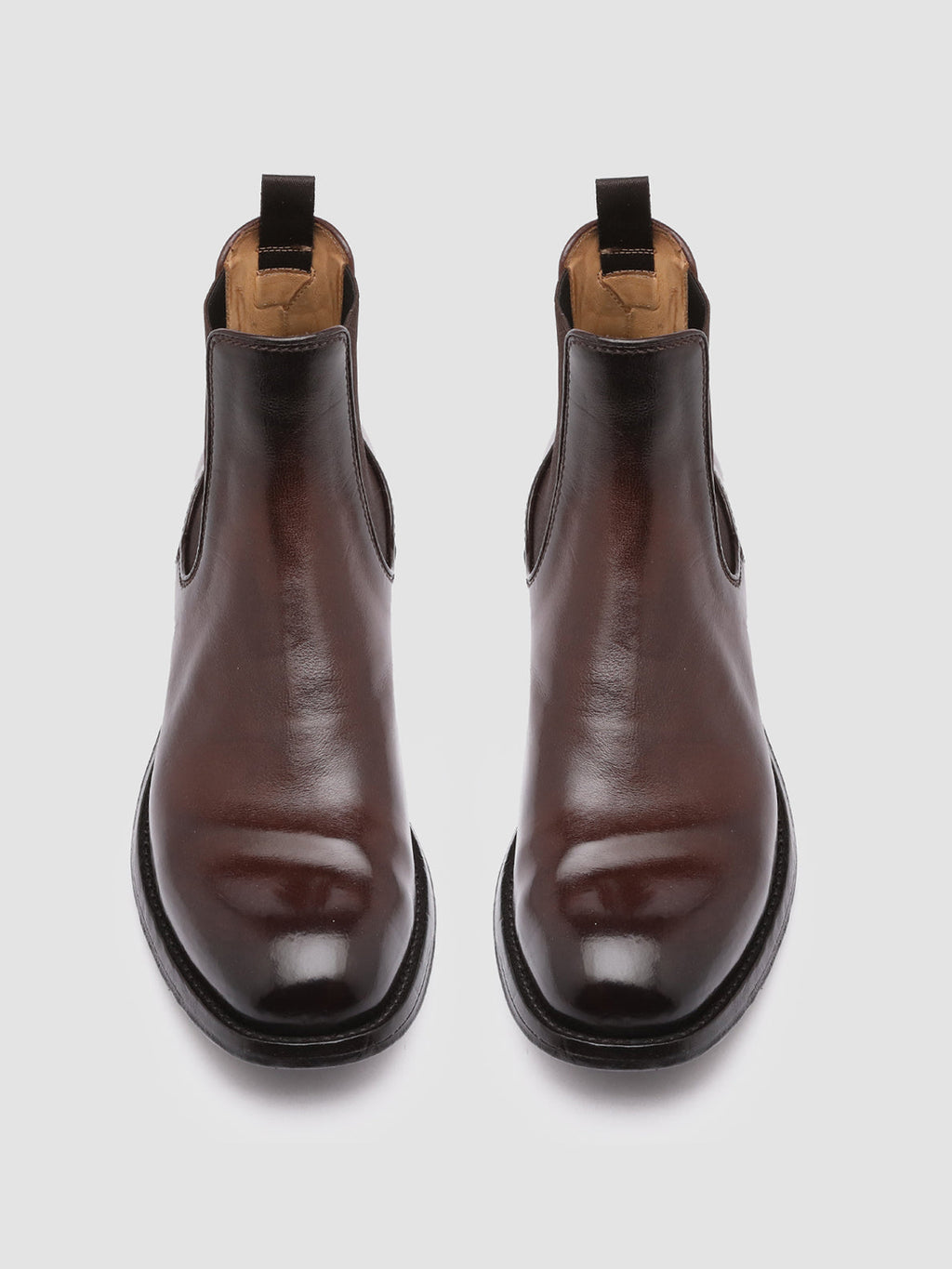 BALANCE 008 - Brown Leather Chelsea Boots Men Officine Creative - 2