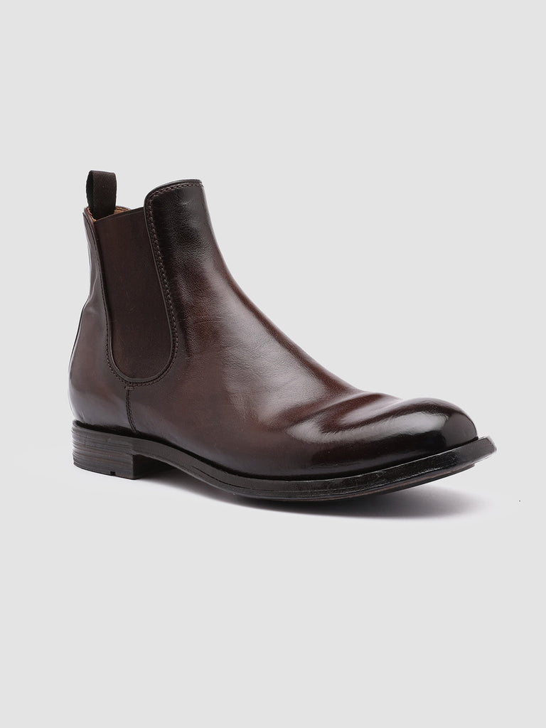 BALANCE 008 - Brown Leather Chelsea Boots Men Officine Creative - 3